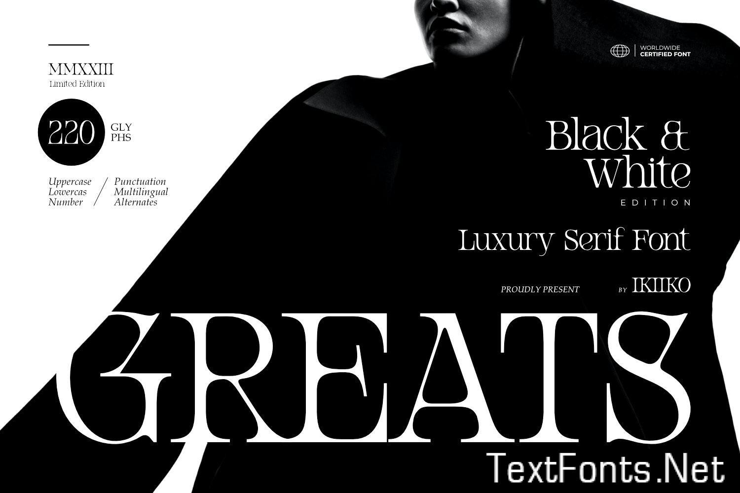 Greats – Luxury Serif Font CSSDNMU