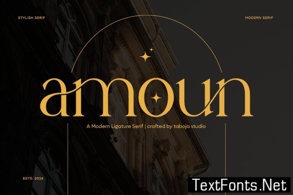 Amoun – Modern Ligature Serif VKT95F7