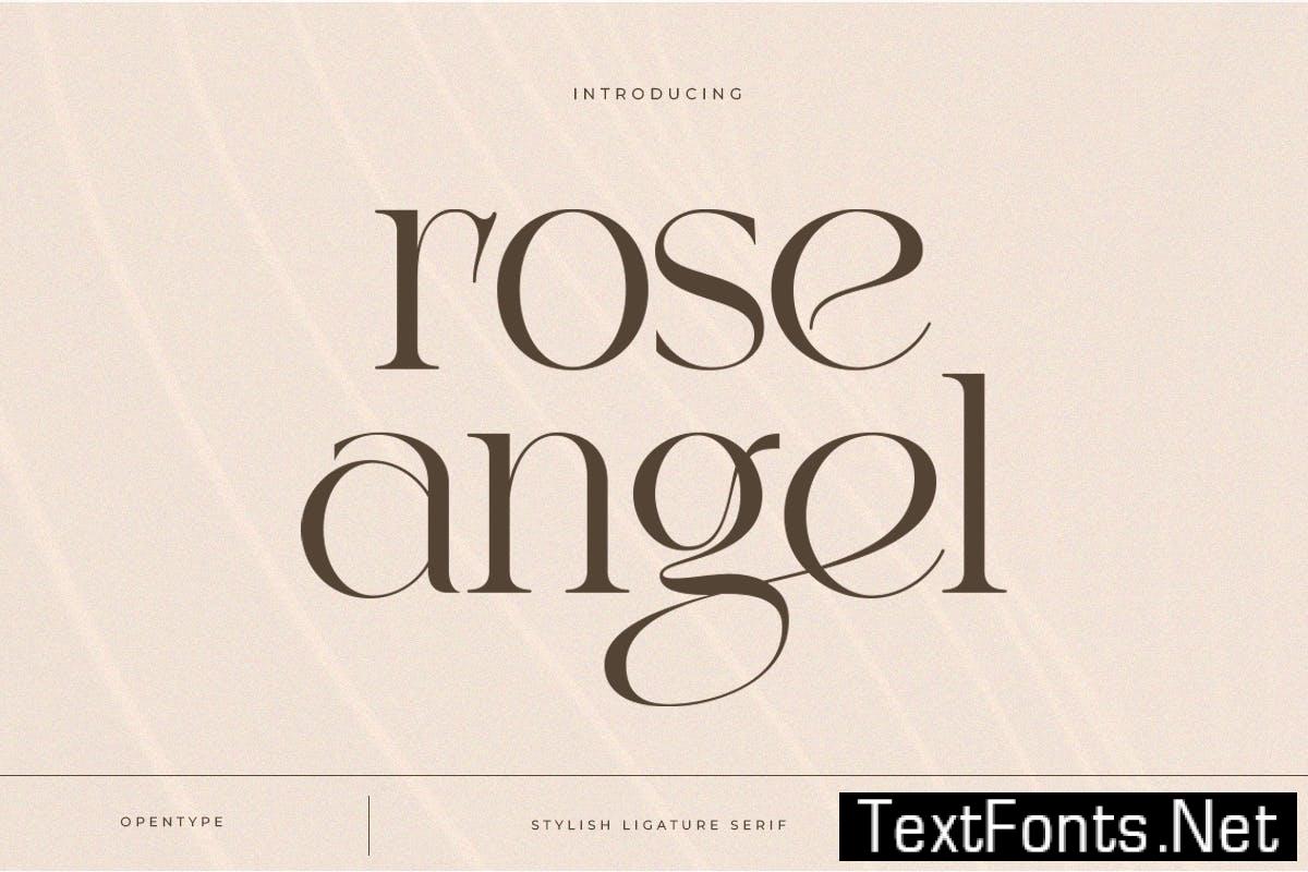 Rose Angel – Stylish Ligature Serif CW9H38E