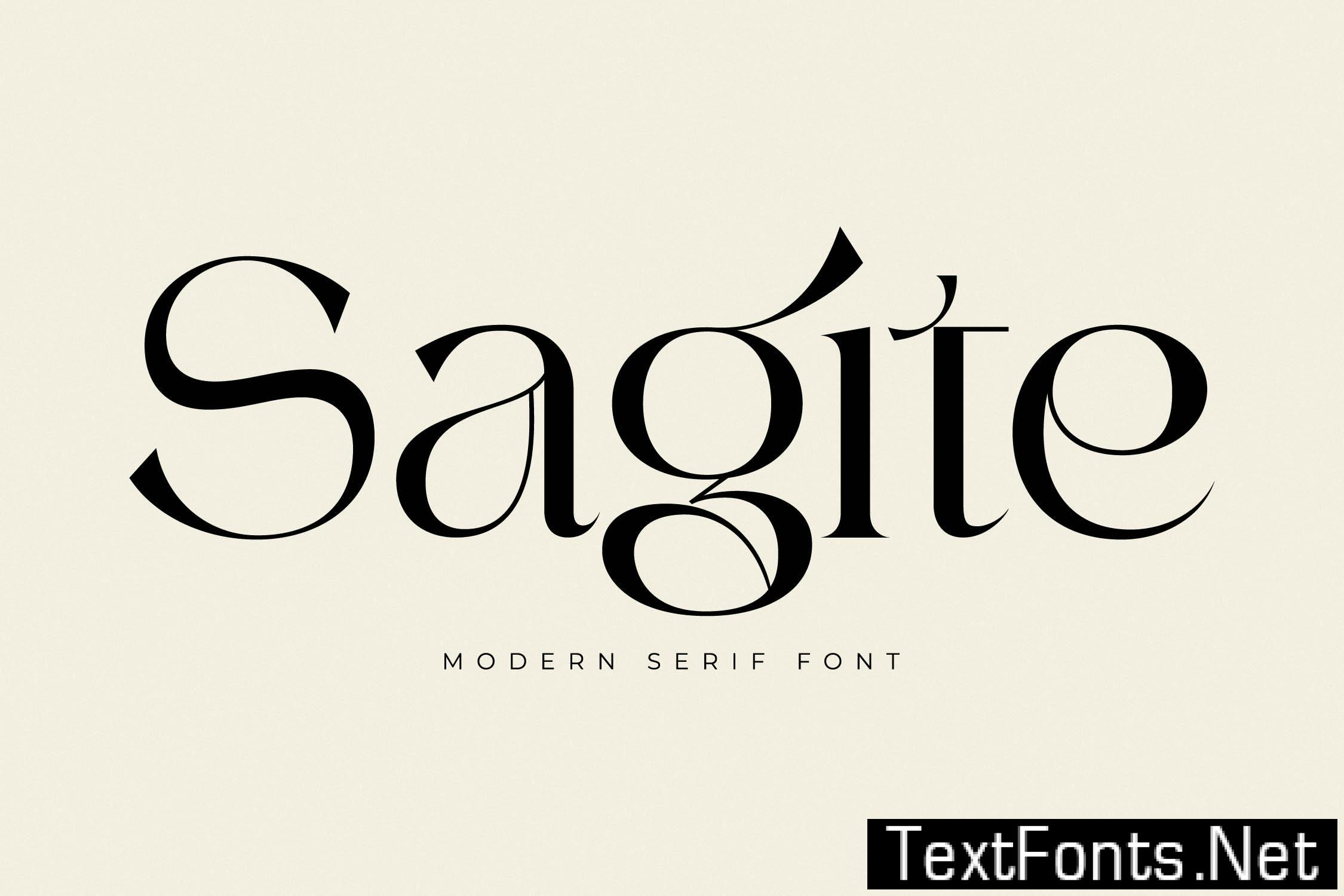 Sagite Modern Serif Font 5UH649P