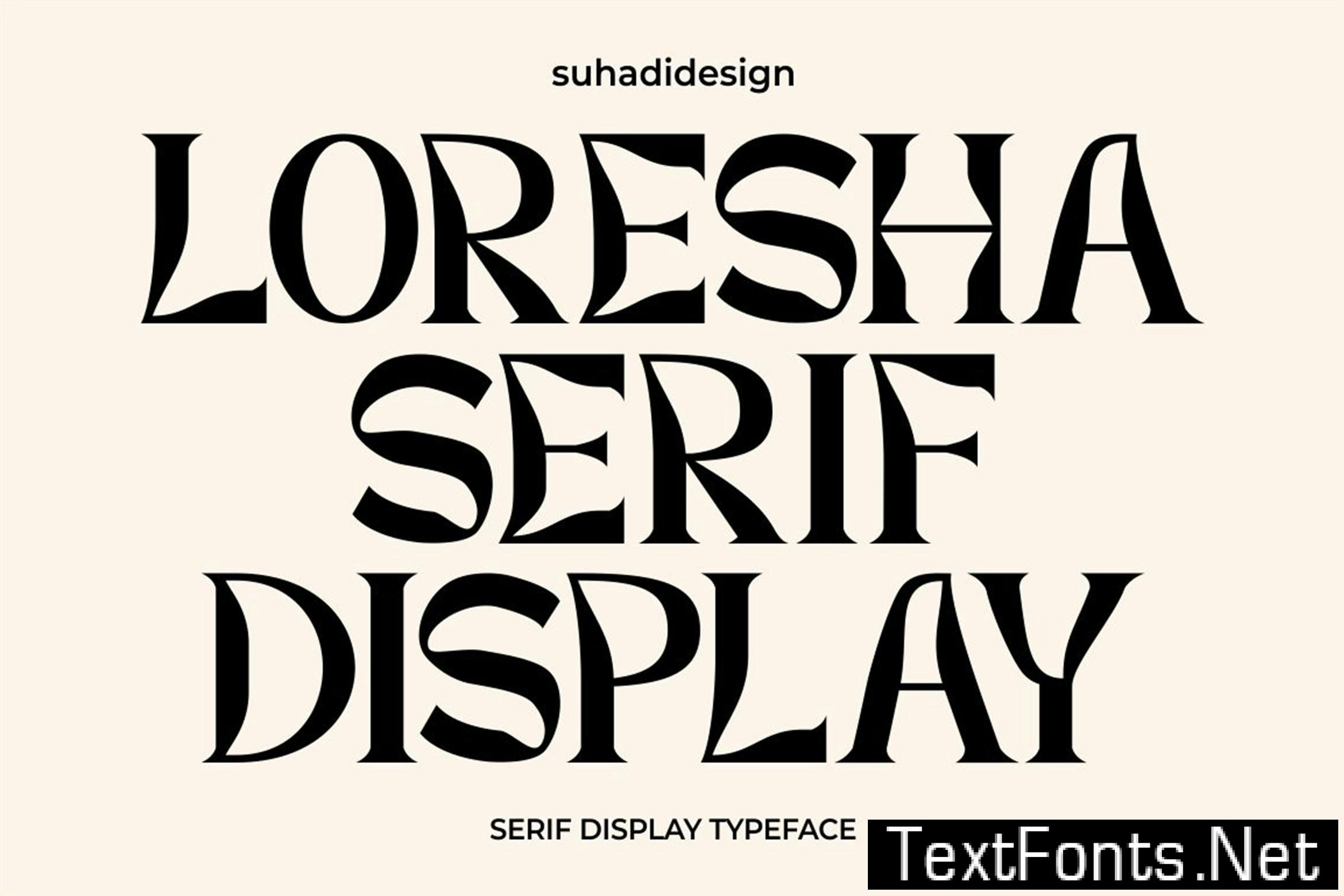 Loresha Serif Display Font 2G6PU5T