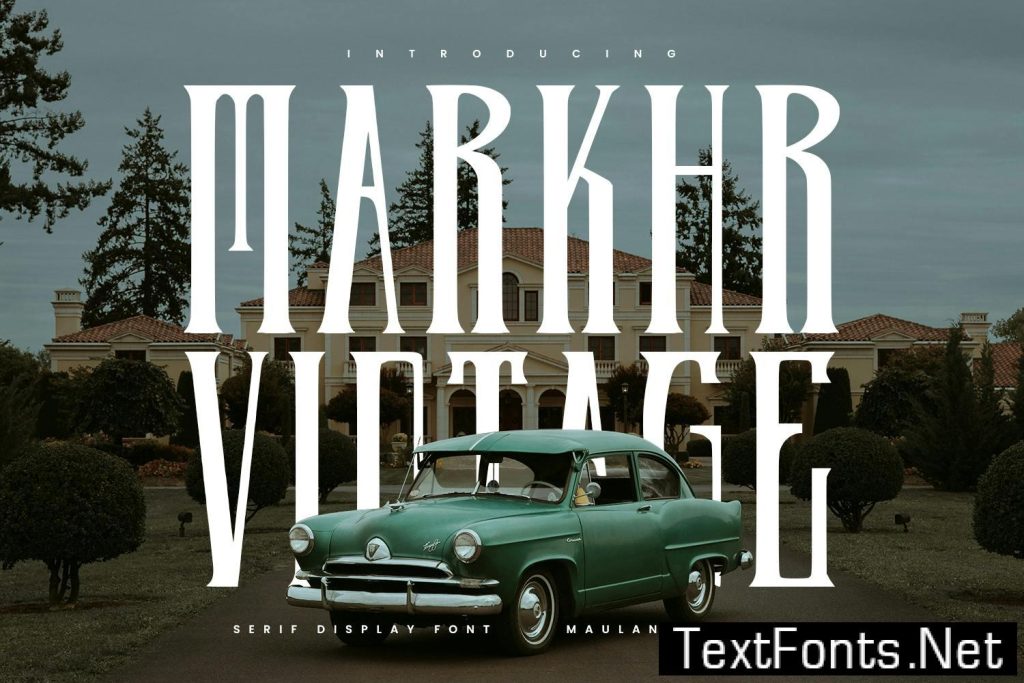 Markhr Serif Vintage Display Font RHG9HGQ