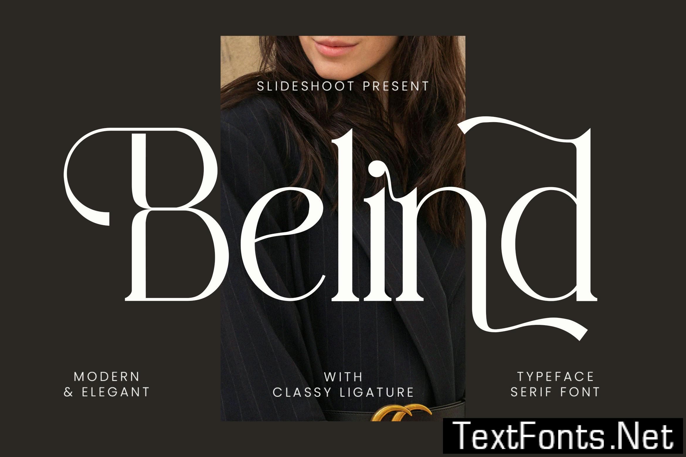 Belind Modern Serif Font FRQG6EG