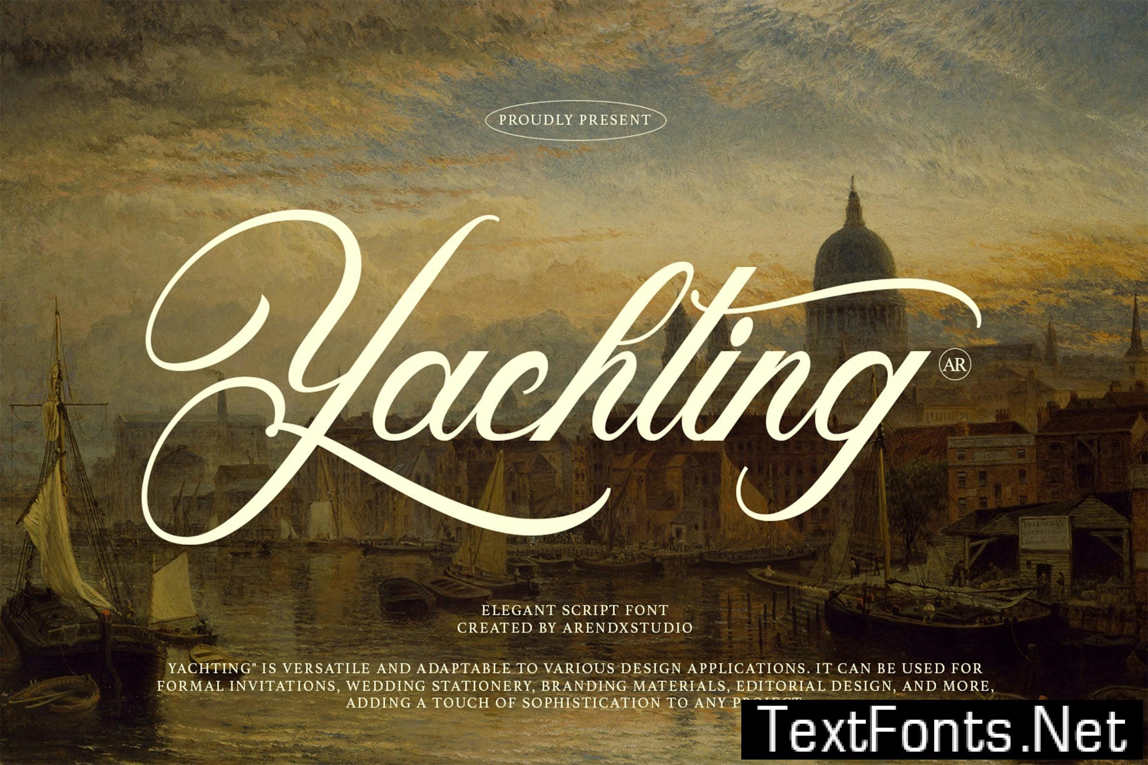Yachting – Script Font SQJY7TW