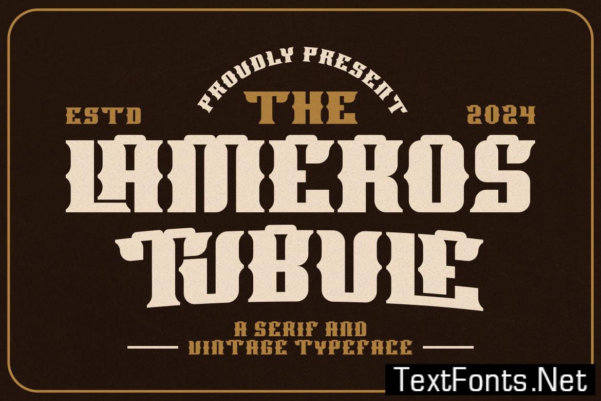 Lameros Tubule – Vintage Font QW4DT3W