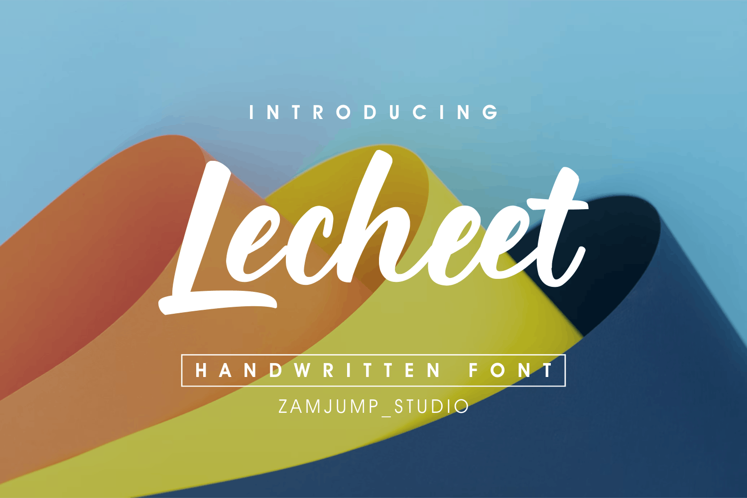 Lecheet – Handwritten Font RGK9YAN