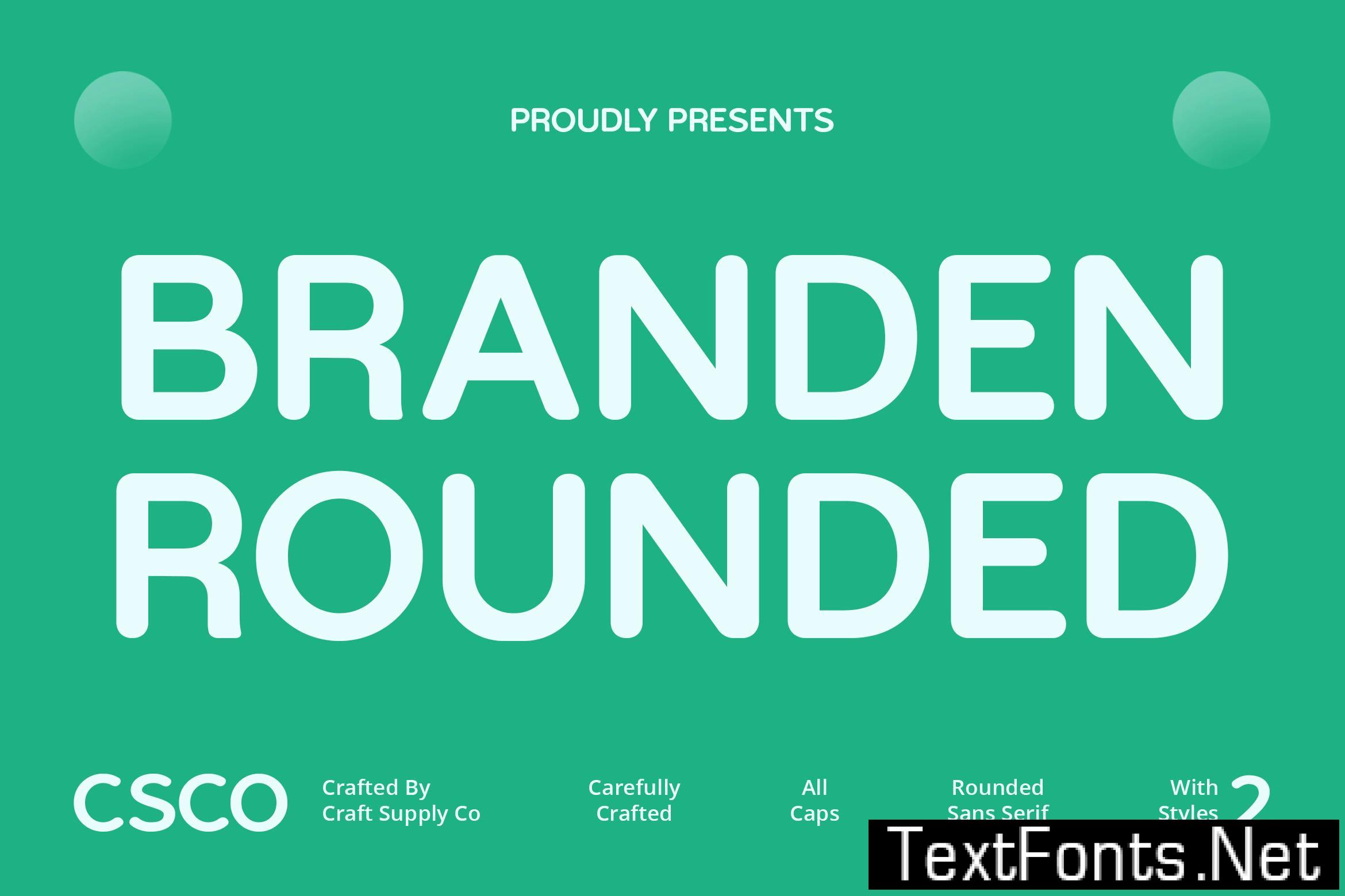 Branden Rounded NMAEUFQ