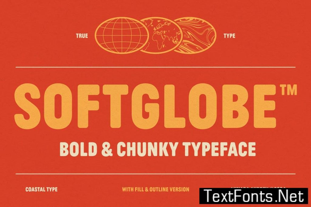 Softglobe – Bold & Chunky Typeface ELNAETZ