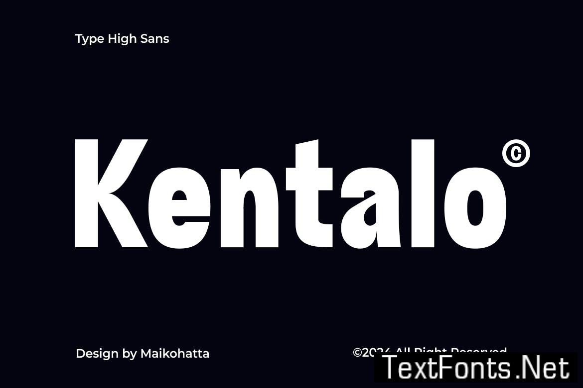 Kentalo – Modern Sans Serif Font XXACY9F