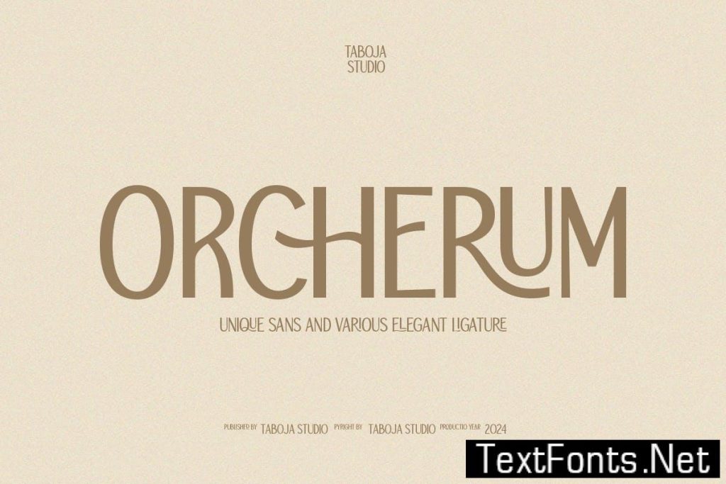 Orcherum – Unique Sans Serif HW6BUT8