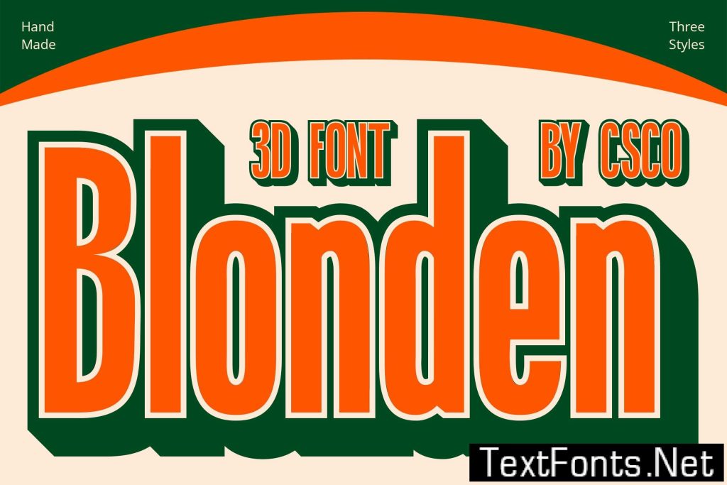 Blonden 3D 93FG5US