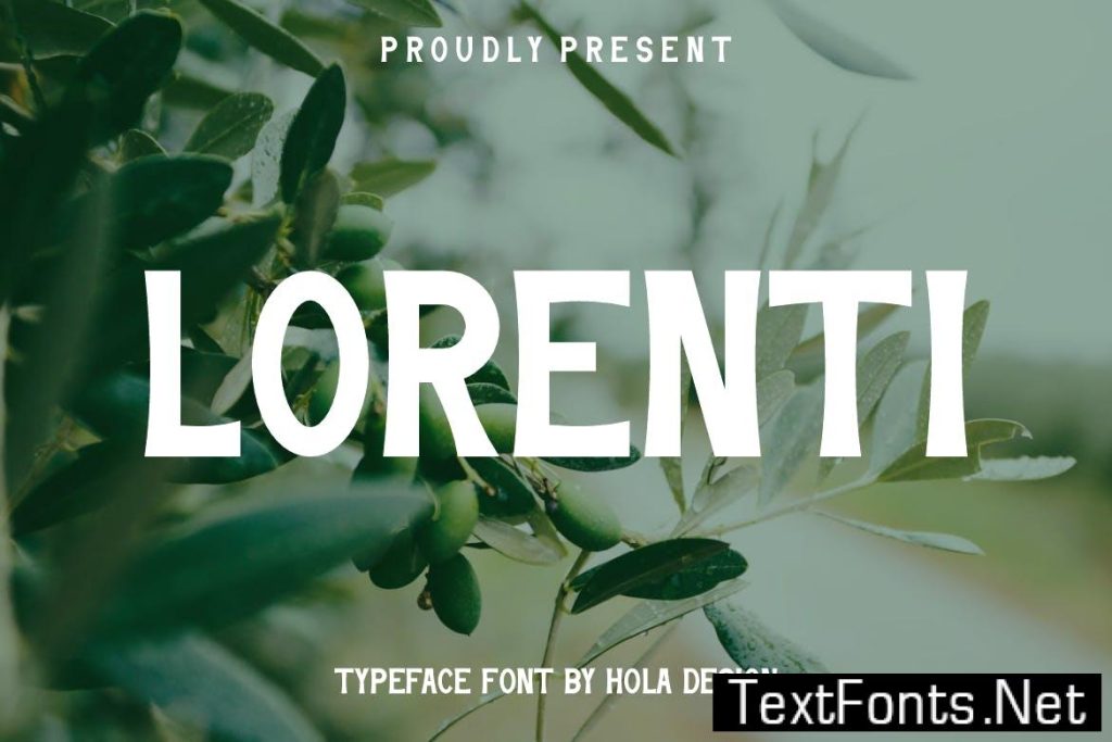 Lorenti – Typeface Font KN5QF55
