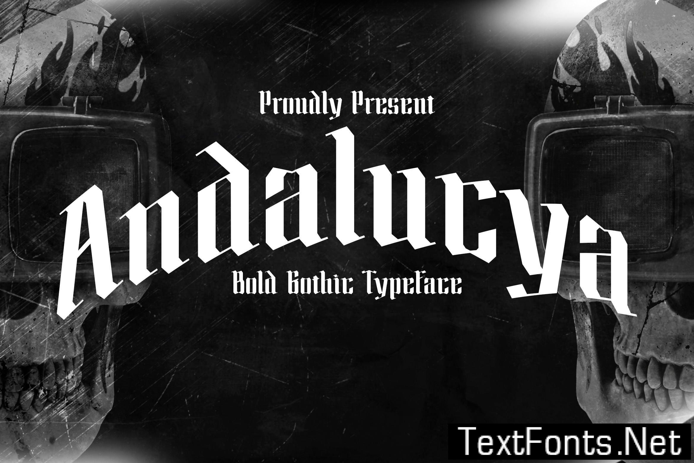 Andalucya – Gothic Typeface 5QAPM8X