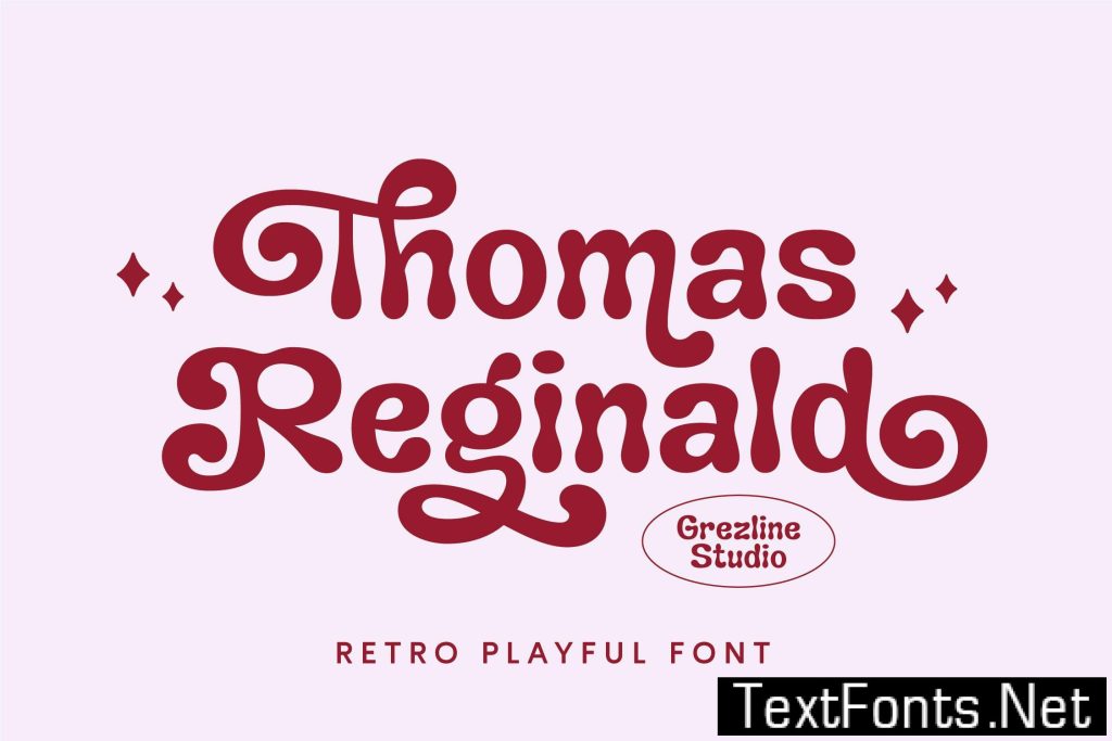 Thomas Reginald – Retro Playful Font 5B976VF