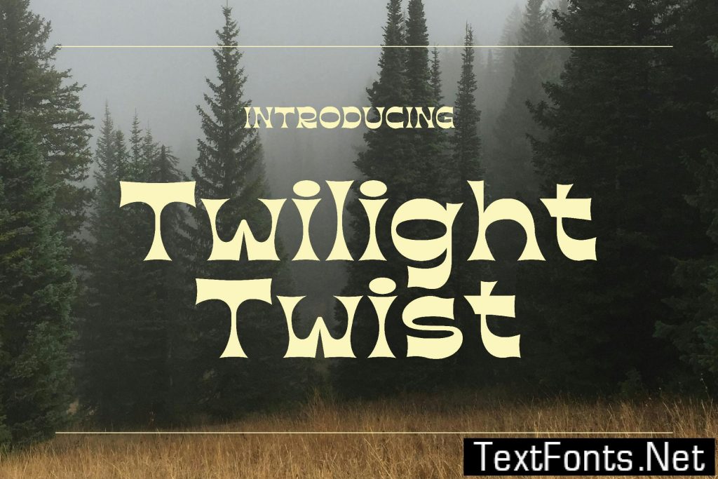 Twilight Twist – Retro Typeface 2BJUV68