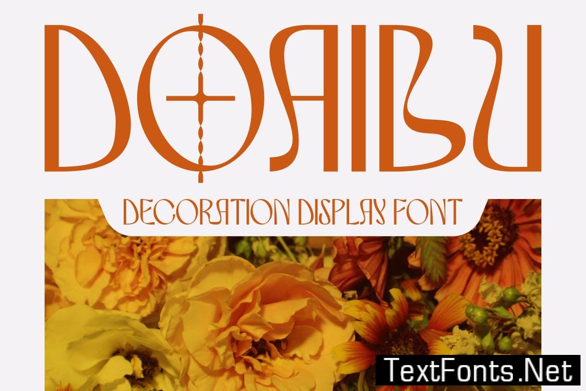 Doaibu – Psychedelic Font WXQ53U8