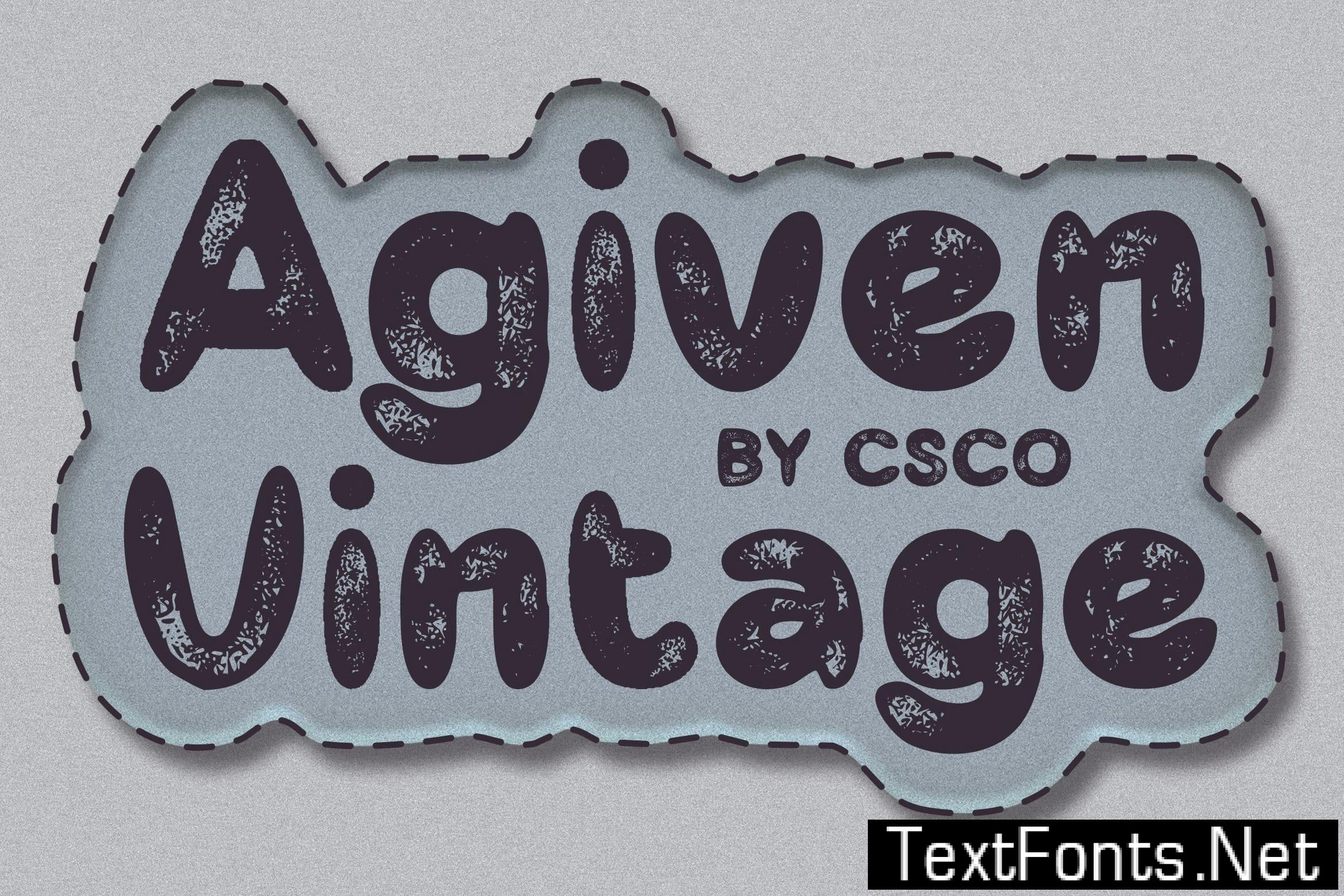 Agiven Vintage Q2B9LSG