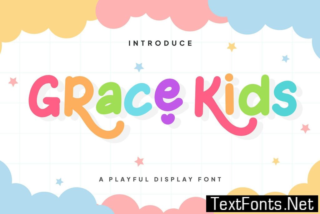 Grace Kids – Playful Display Font MNF7ZS8