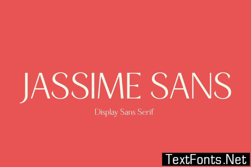 Jassime Sans – Display Sans Serif FDJCZWT