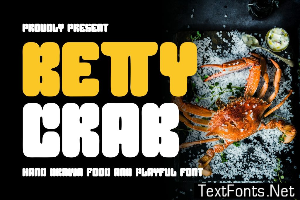 Betty Crab – Hand Drawn Food And Playful Font 3E8FL59