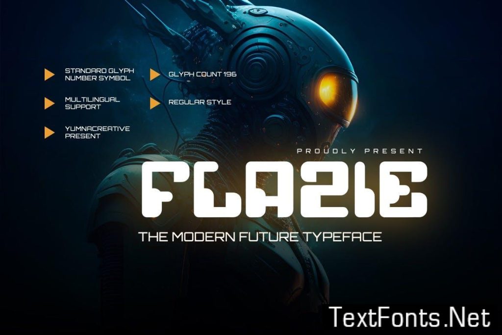 Flazie – Modern Future Font Z6EZZC4