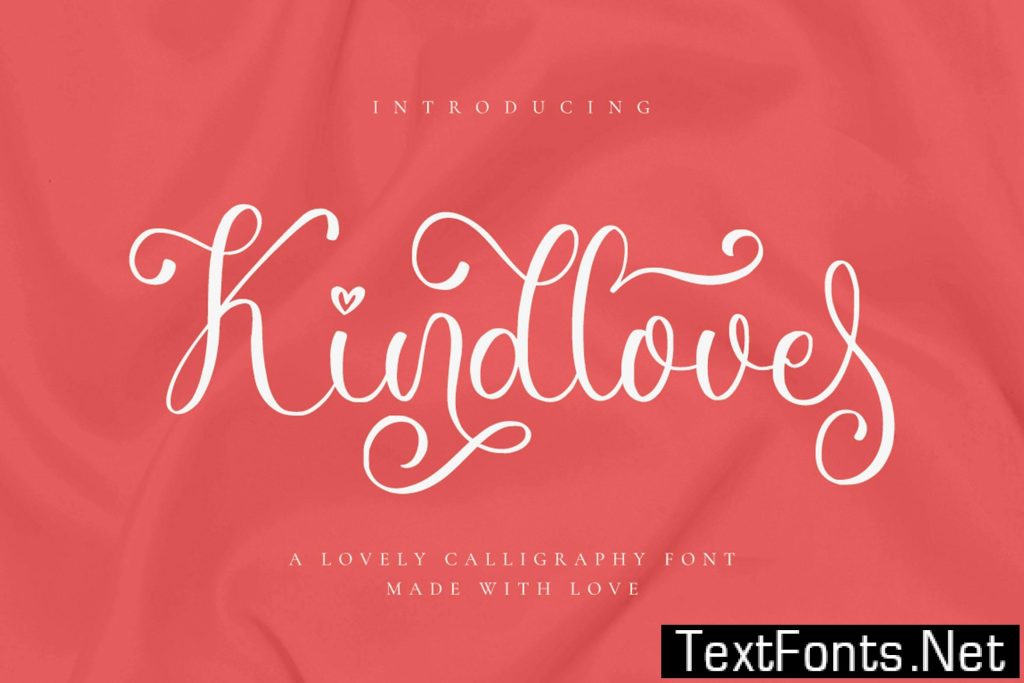 Kindlove – Lovely Script Font XQE5HUT