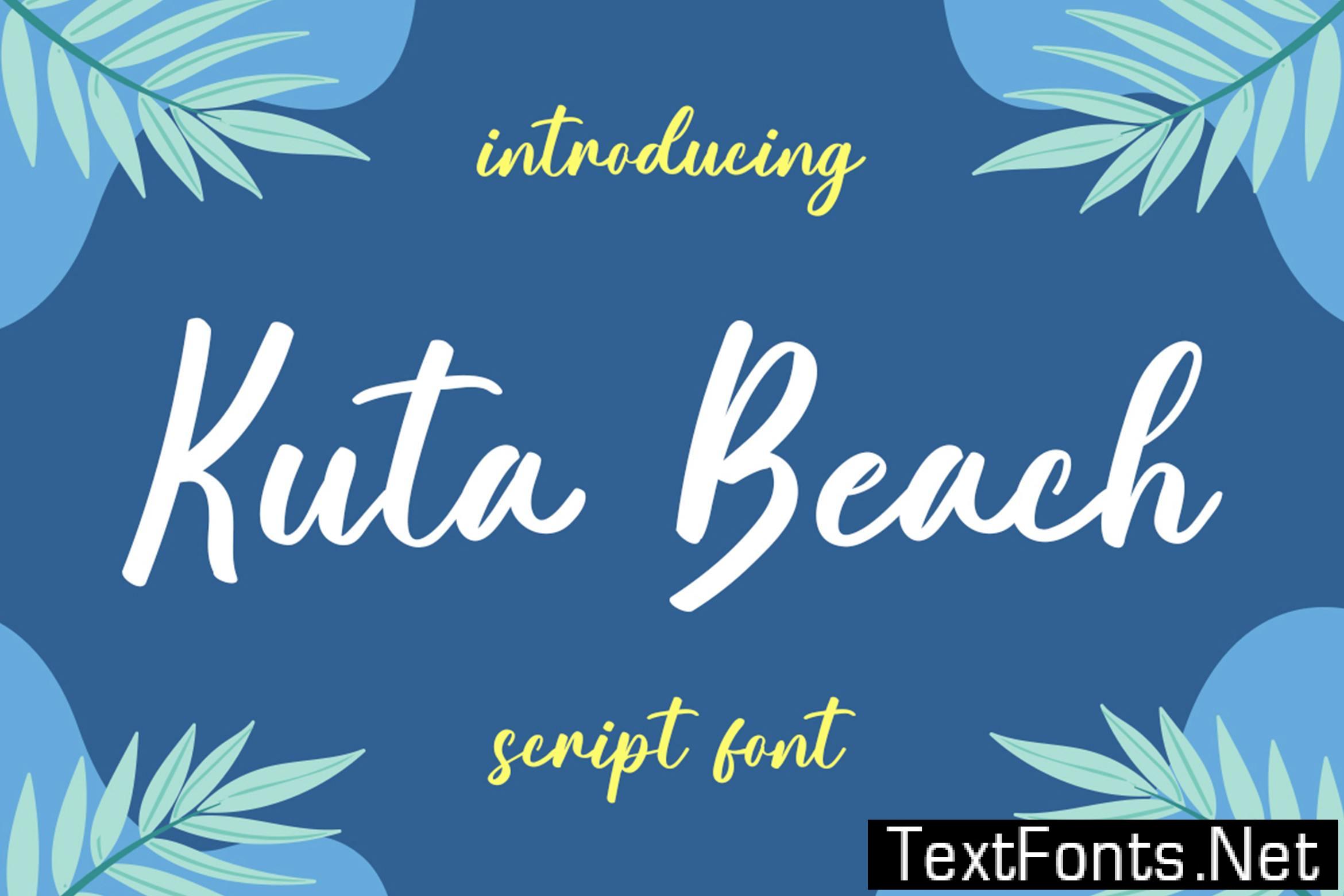 Kuta Beach – Summer Font L9WNA59