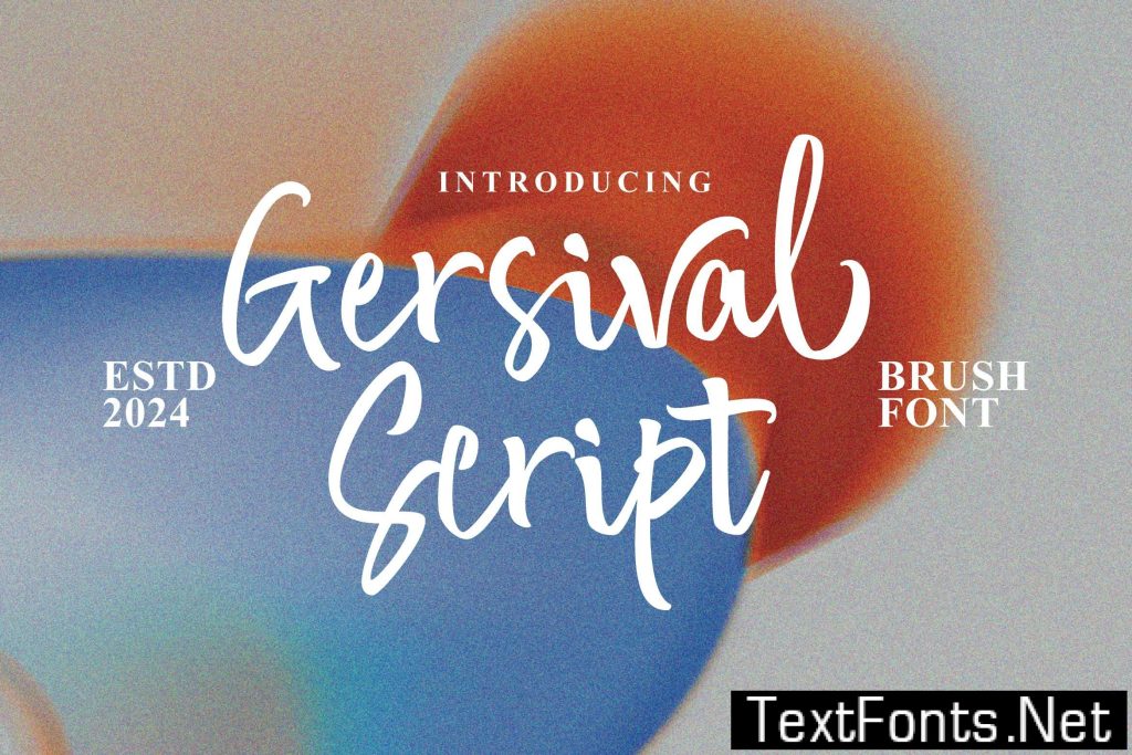 Gersival – Bold Script Logotype MKWUDLC