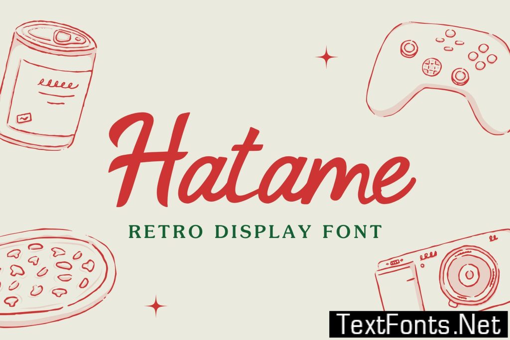 Hatame | Retro Font VGGUJ77