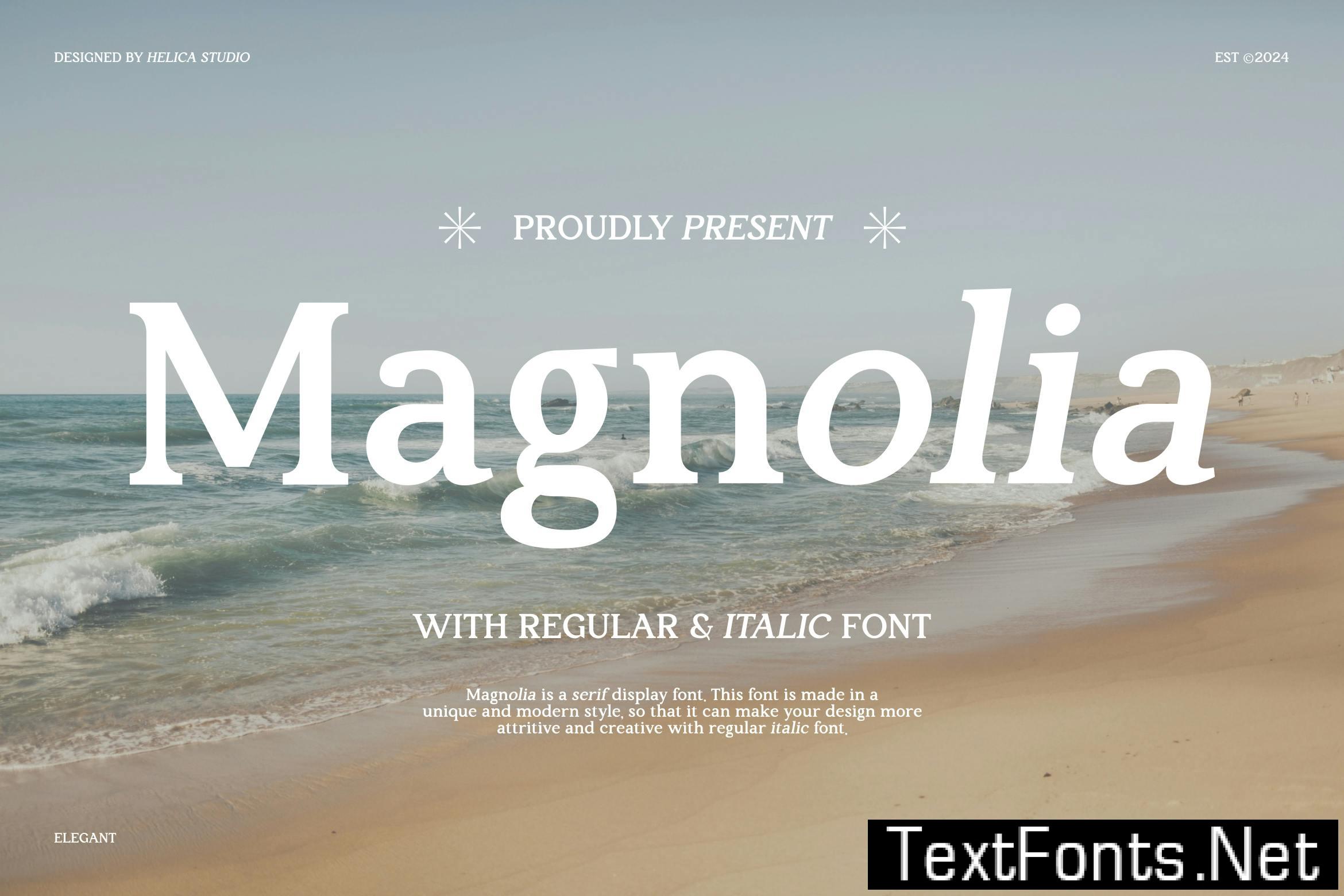 Magnolia Serif Font 6EGTAGZ