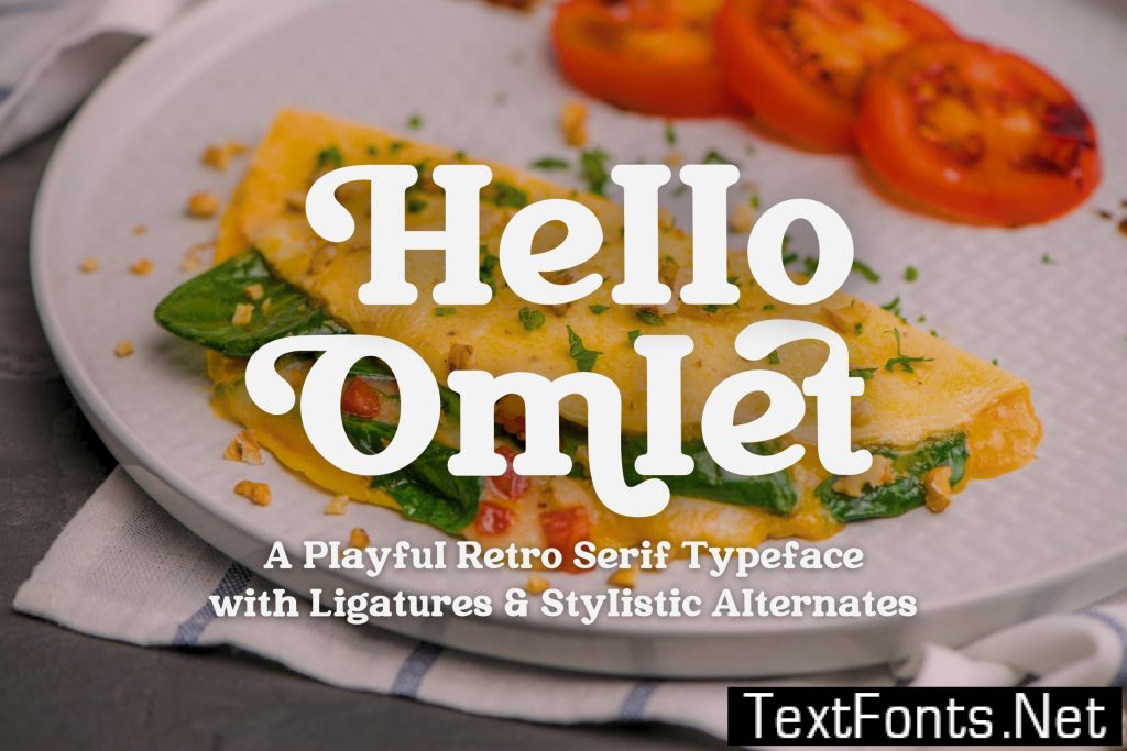 Hello Omlet | Retro Serif Typeface YRHGQUC