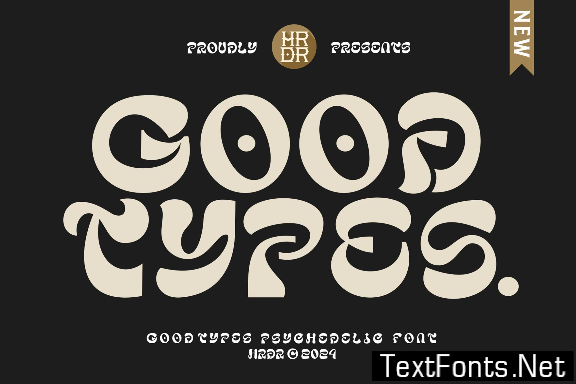Good Types Font CRCAPAD