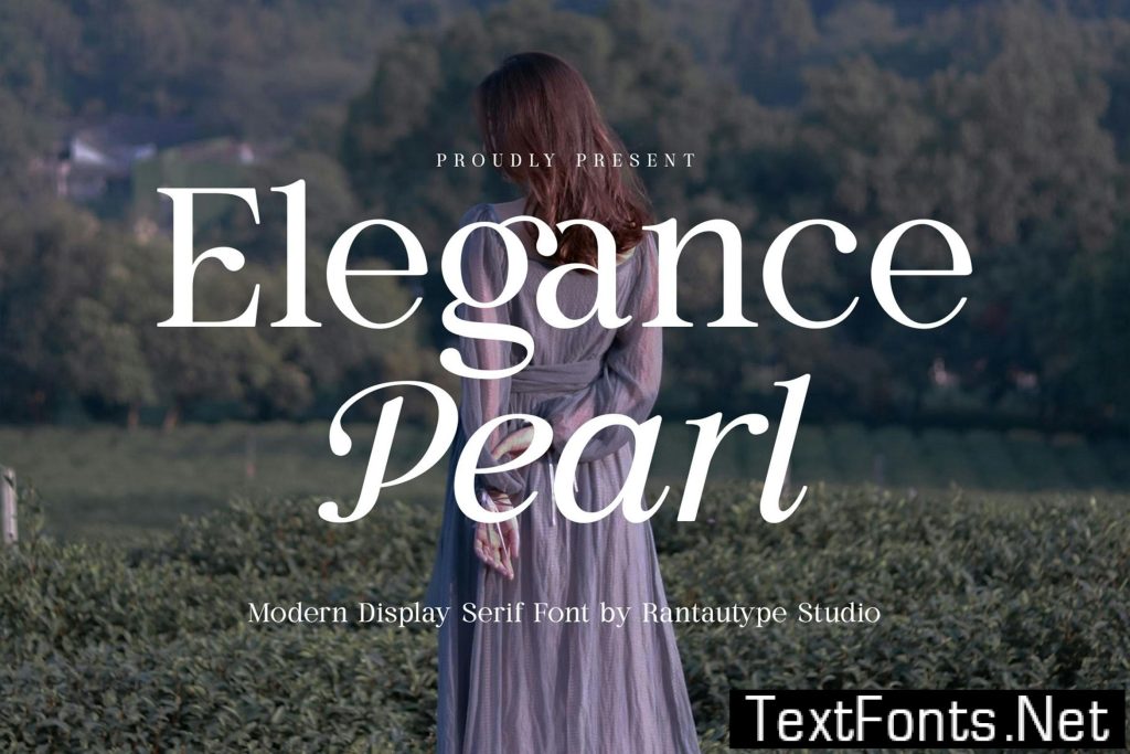 Elegance Pearl Display Serif Font 9X3JH22