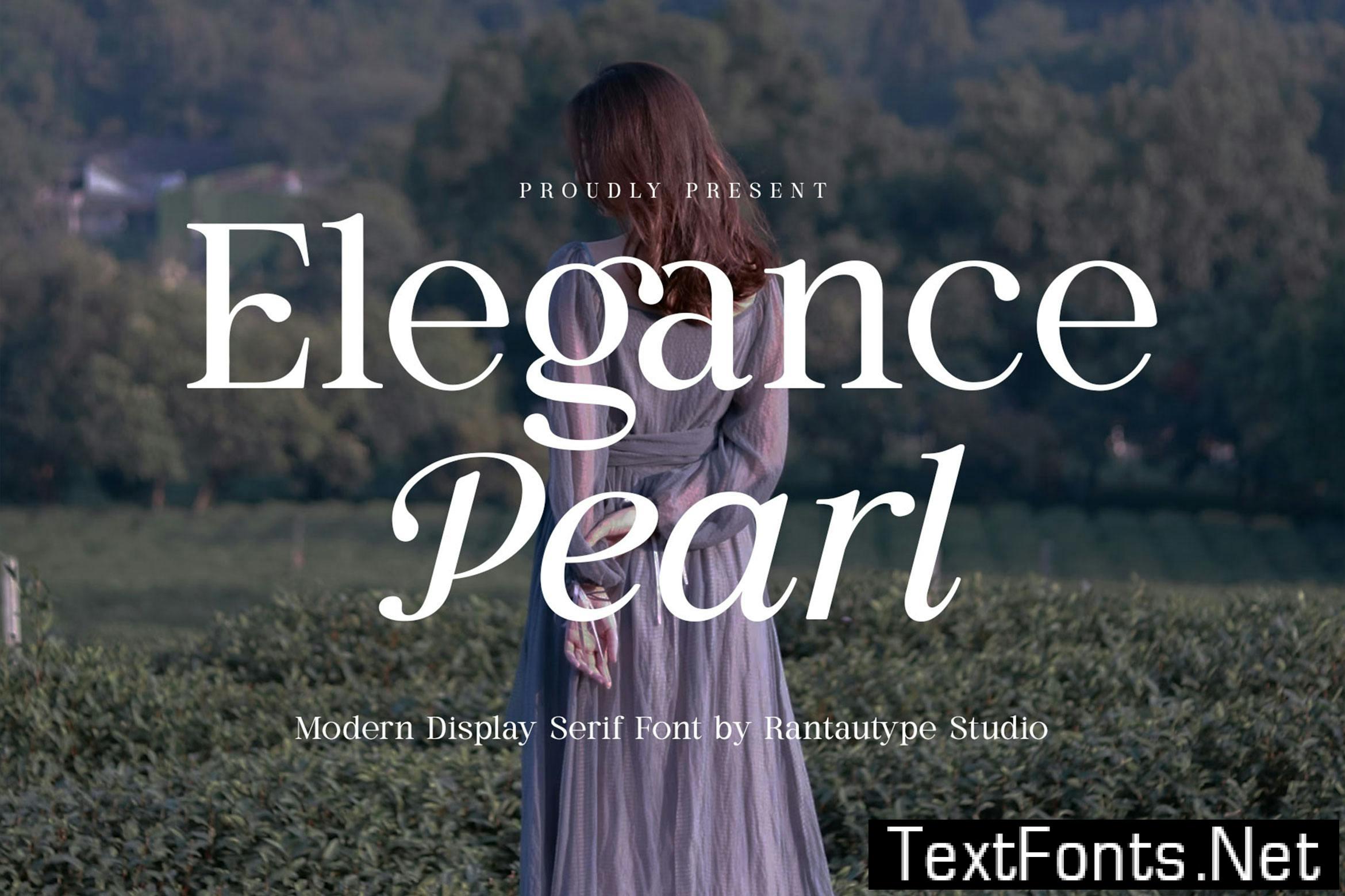 Elegance Pearl Display Serif Font 9X3JH22