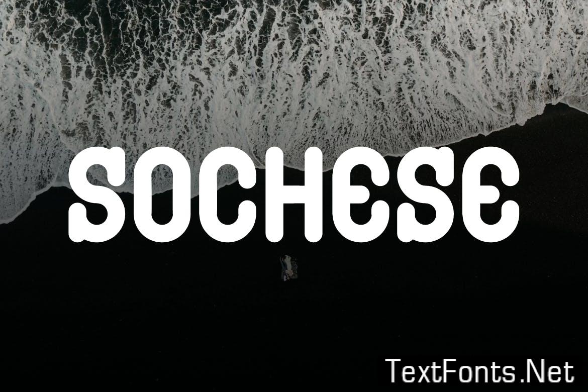 Sochese – Rounded Font TVNBF62