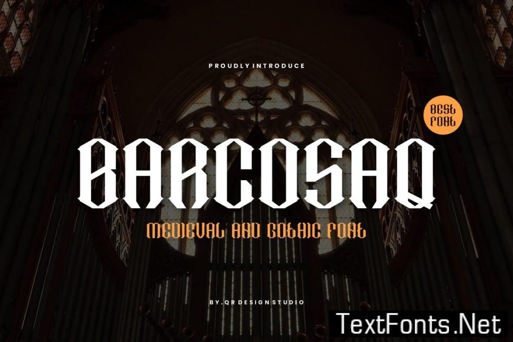 Barcosaq – Medieval & Gothic Font YSMNXE3