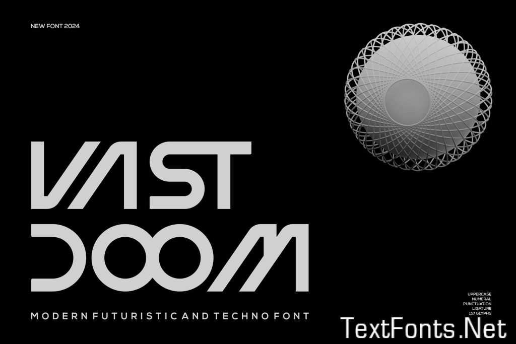 Vast Doom – Modern Futuristic and Techno Font D7TEU6F