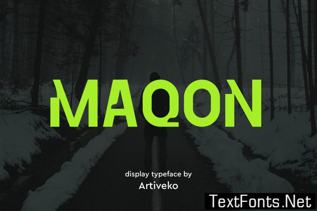 Maqon Sans Serif Font BARLUZP