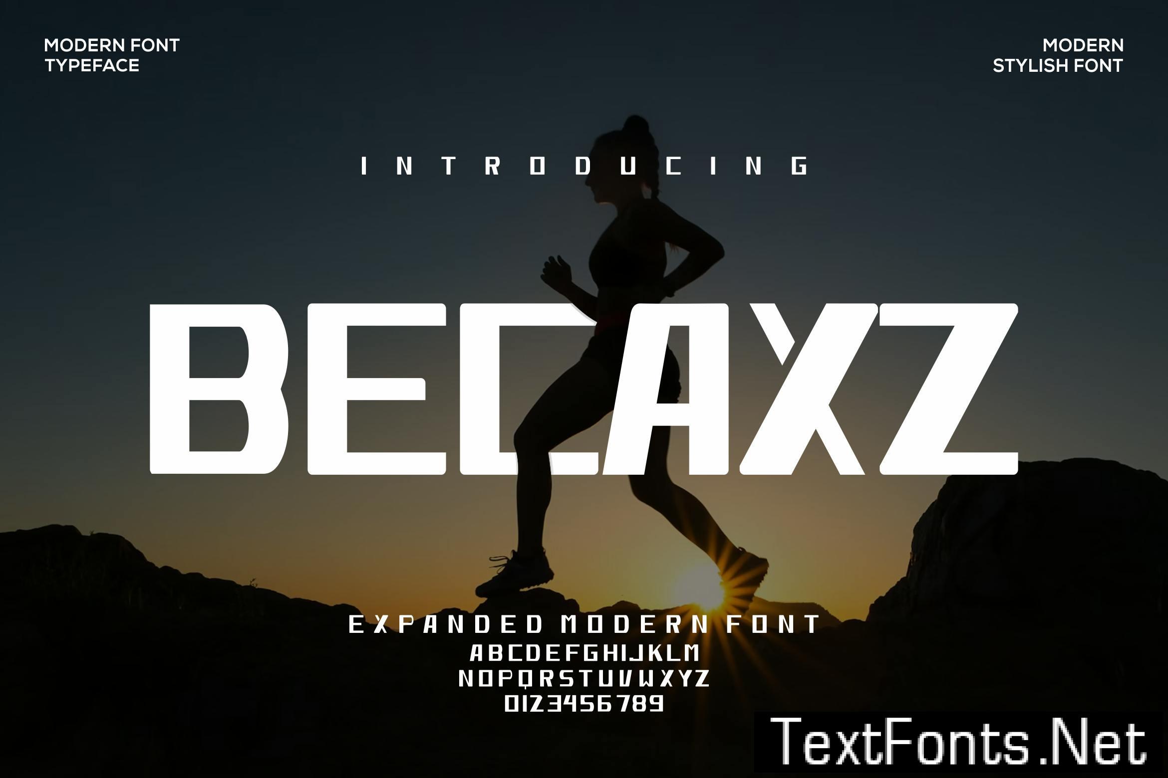 Becaxz Font YS3JAW5