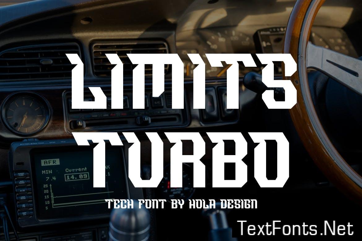 Limits Turbo – Technology & Sports Font XTEJA8E