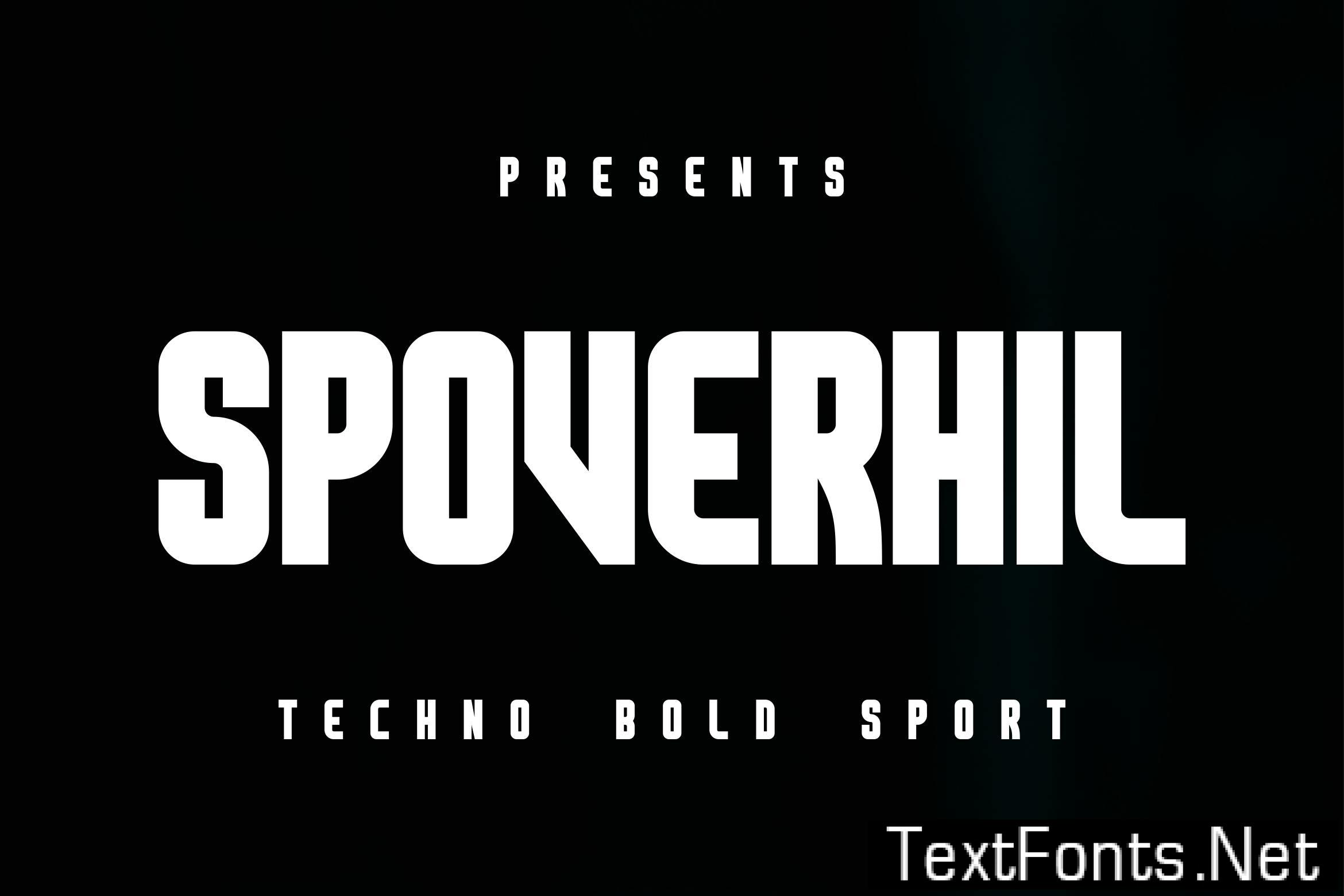 Spoverhil Font Q3N4R9C