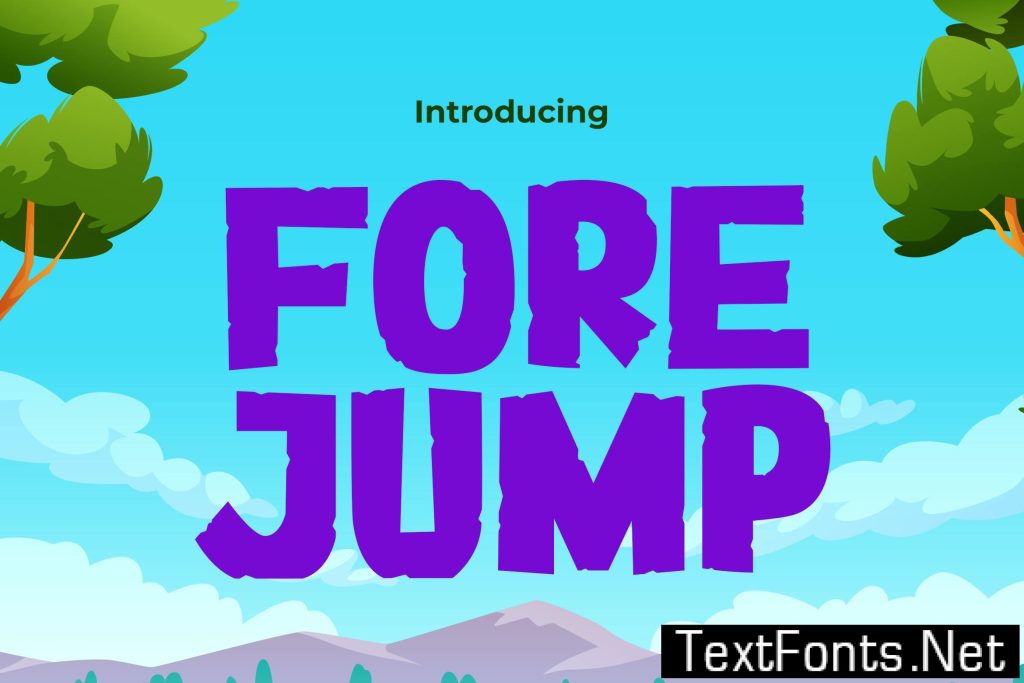 Forejump – Level Up Your Design Game Font 5TG4BV5