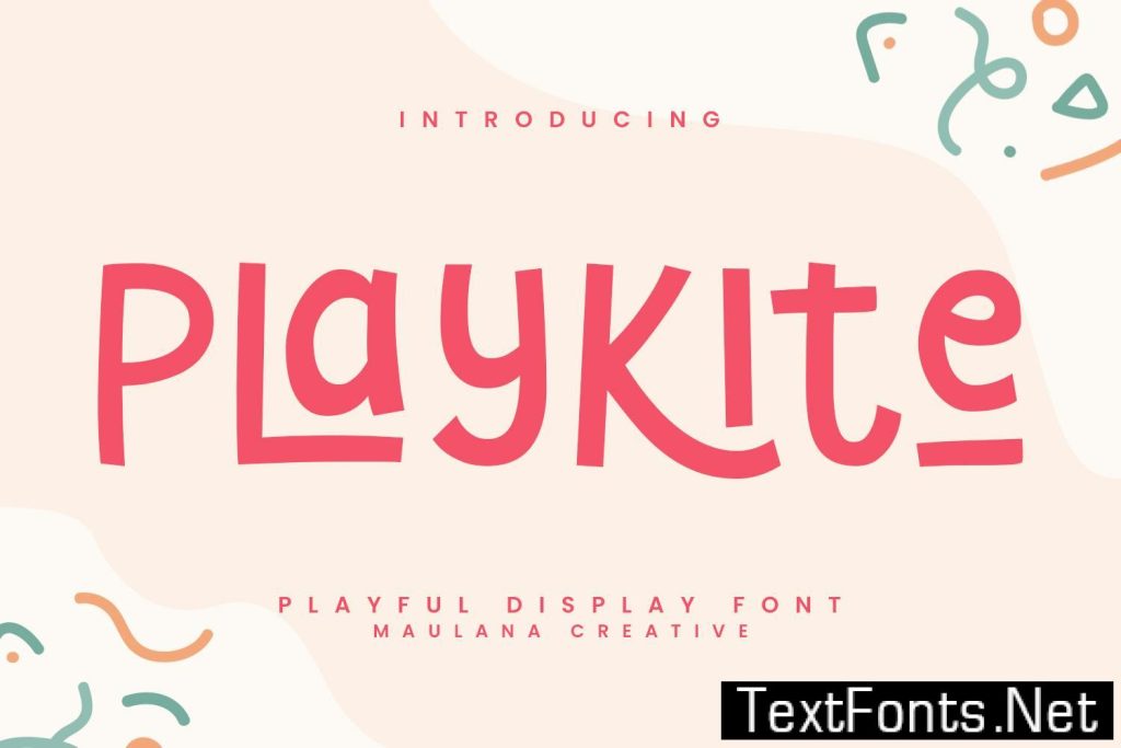 Playkite Playful Display Font HV7CRE5