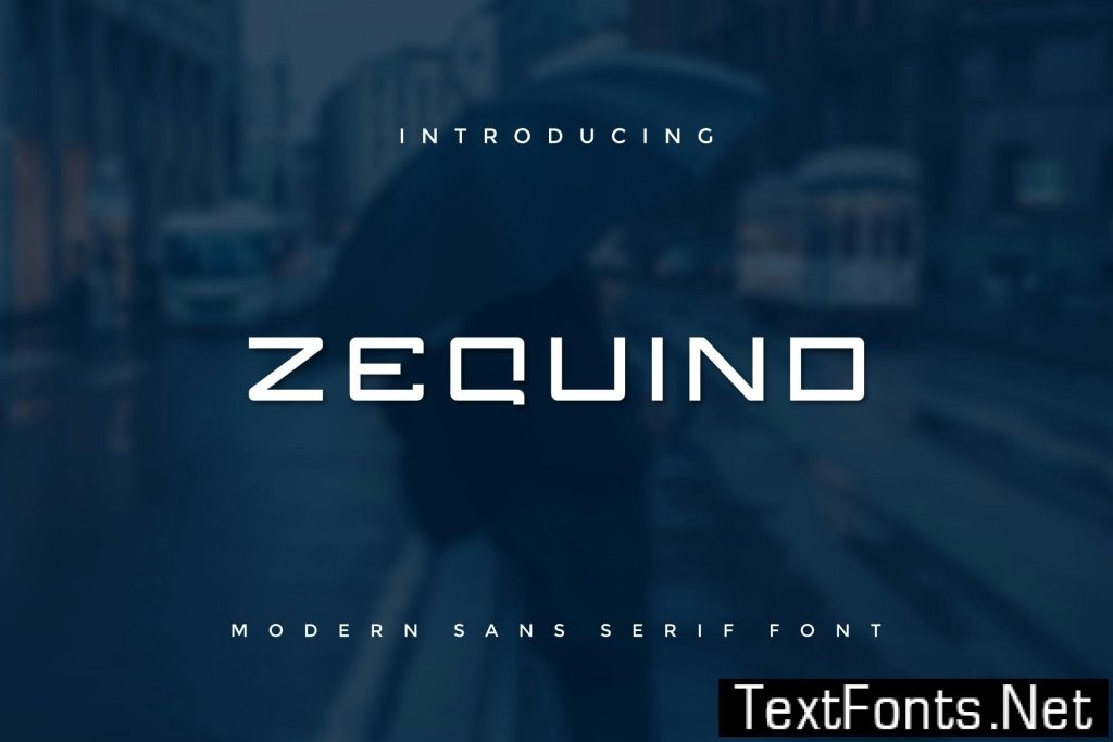 Zequind – Modern Sans Serif Font 8ZJWSBR