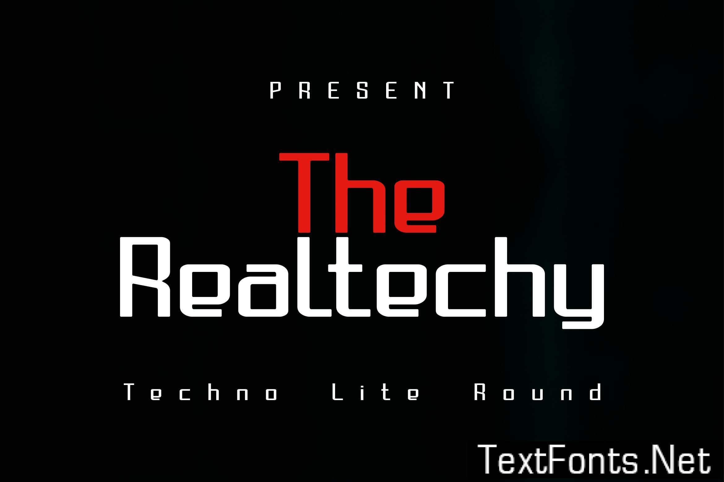 The Realtechy Font 5KMU8UE