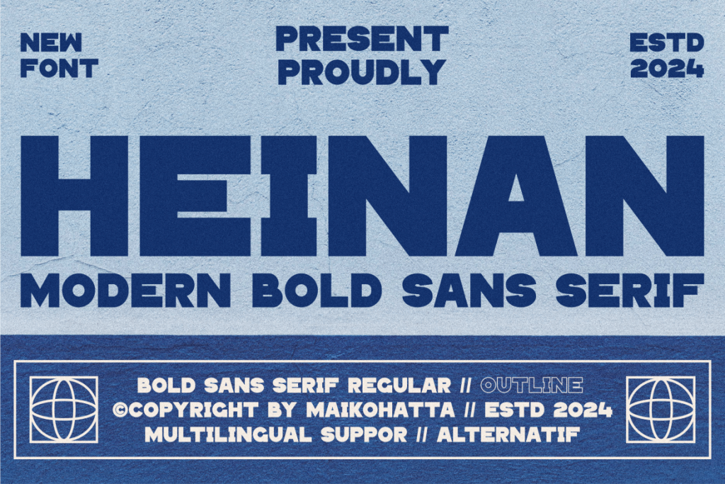 Heinan – Modern Bold Sans Serif M7NYVR6
