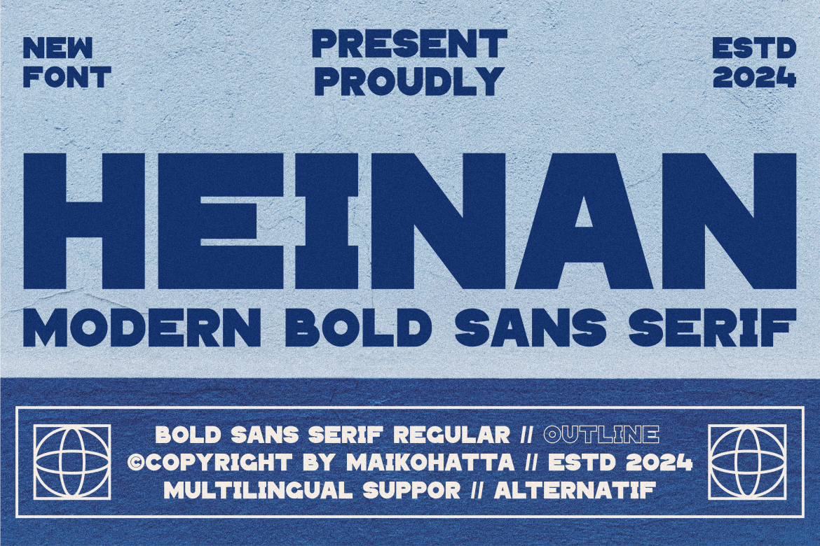Heinan – Modern Bold Sans Serif M7NYVR6