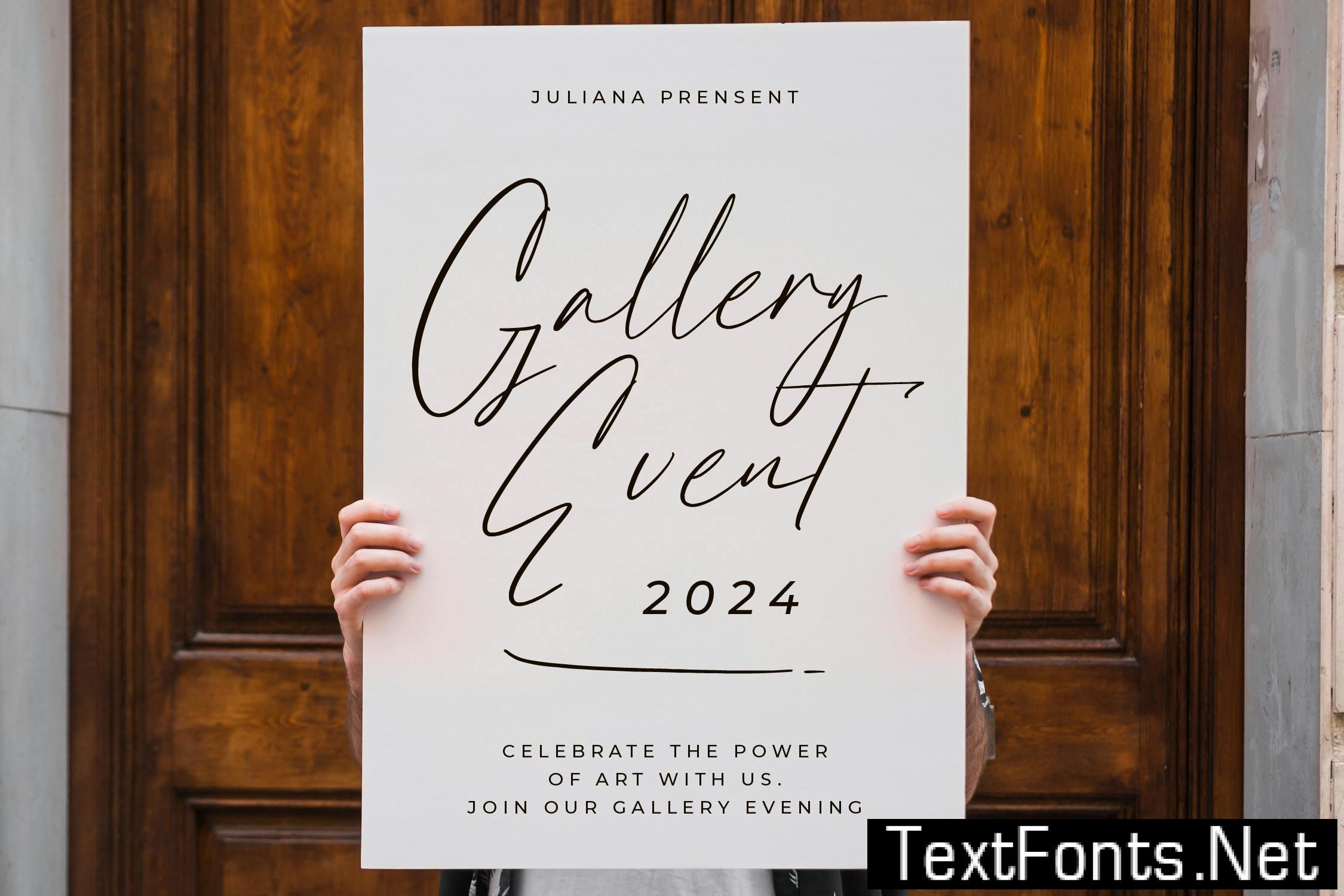 Antegrham Modern Signature Font R25DMVU