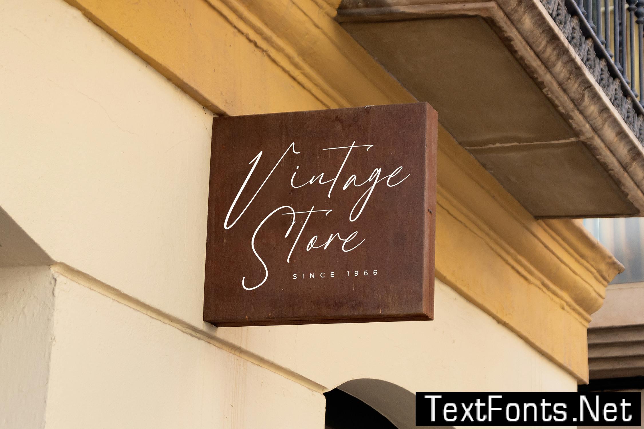 Antegrham Modern Signature Font R25DMVU