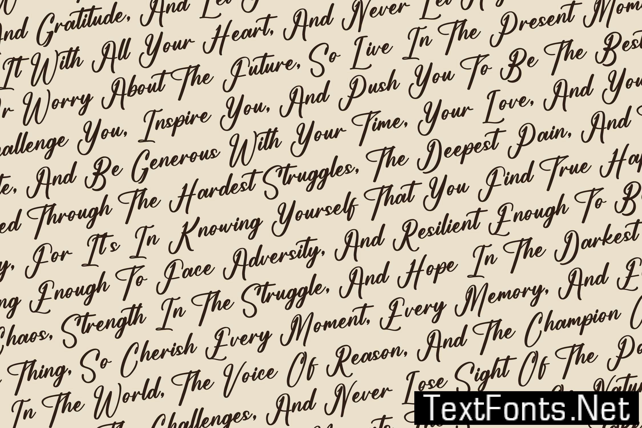 Antholia Riechgan Modern Bold Script NPYAPVE